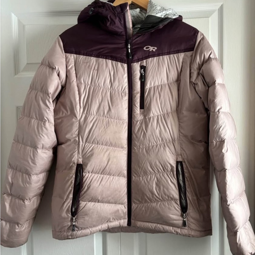 Outdoor Research Women's Puffer Jacket - Purple and Gray